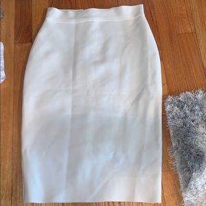 Bandage white skirt